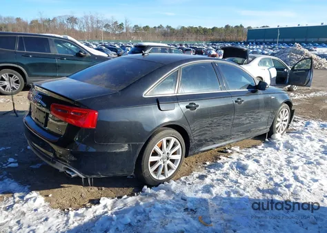 2013 Audi A6 3.0T Premium from USA, damaged, VIN WAUHGAFC0DN079858